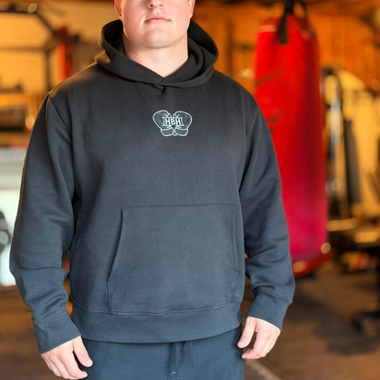 NO EASY ROUNDS HEAVYWEIGHT HOODIE